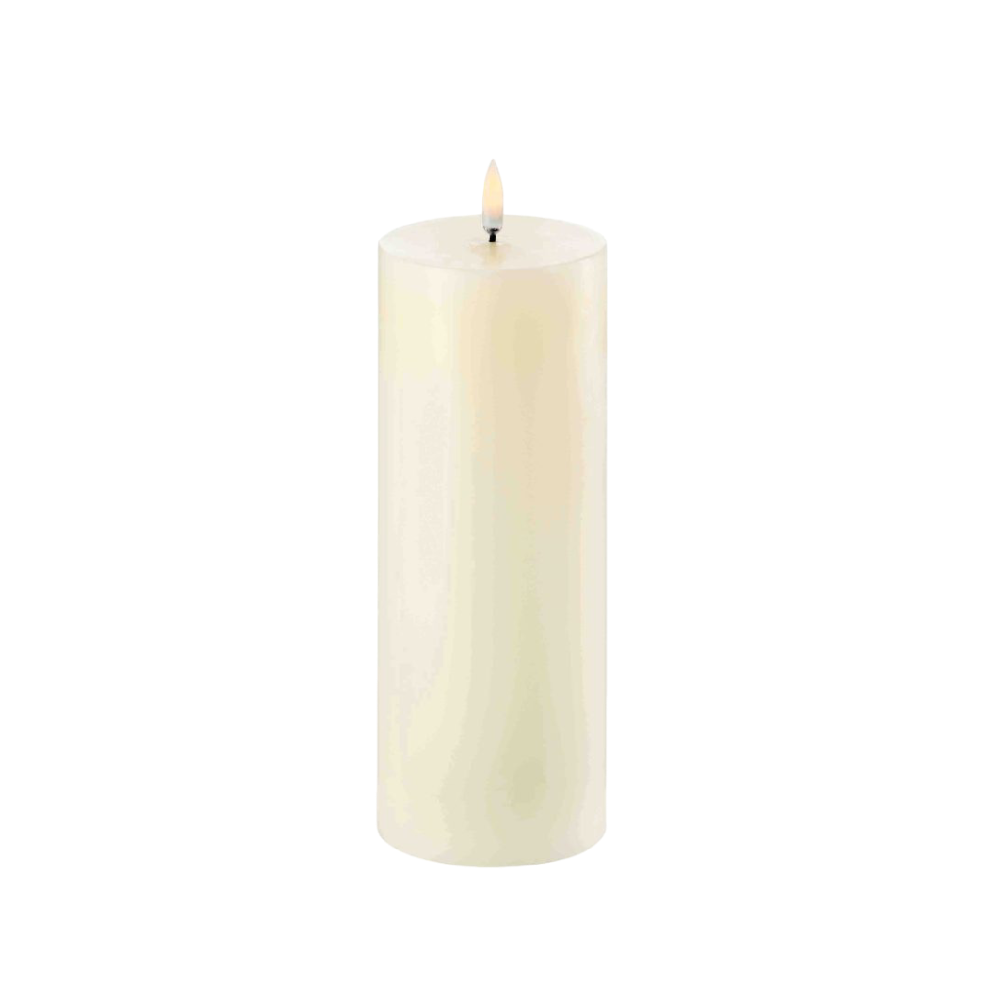 Bougie blocUyuni LED blanc Ø7,8 cm de Uyuni Lighting 